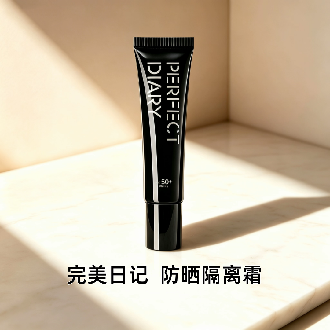 完美日记防晒隔离霜妆前乳液美白防晒PA+三合一贴妆SFP50户外清爽