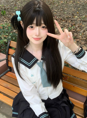 正版jk制服学院风甜美日系水手服
