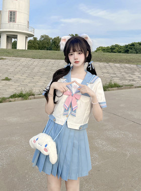 清新百搭樱诺校供学院风jk水手服