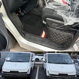 适用于福田卡文乐福脚垫乐福PLUS新能源厢式纯电车客运版全包脚垫