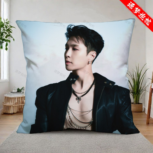张艺兴腹肌大花轿周边抱枕棉花娃娃定制午睡枕靠垫靠背枕生日礼物