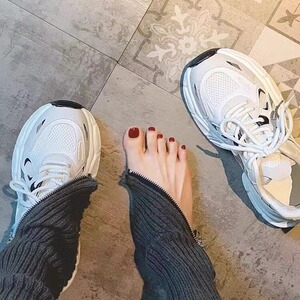 老爹鞋女2025春季新款厚底运动鞋爆款潮鞋休闲鞋百搭小白鞋跑步鞋