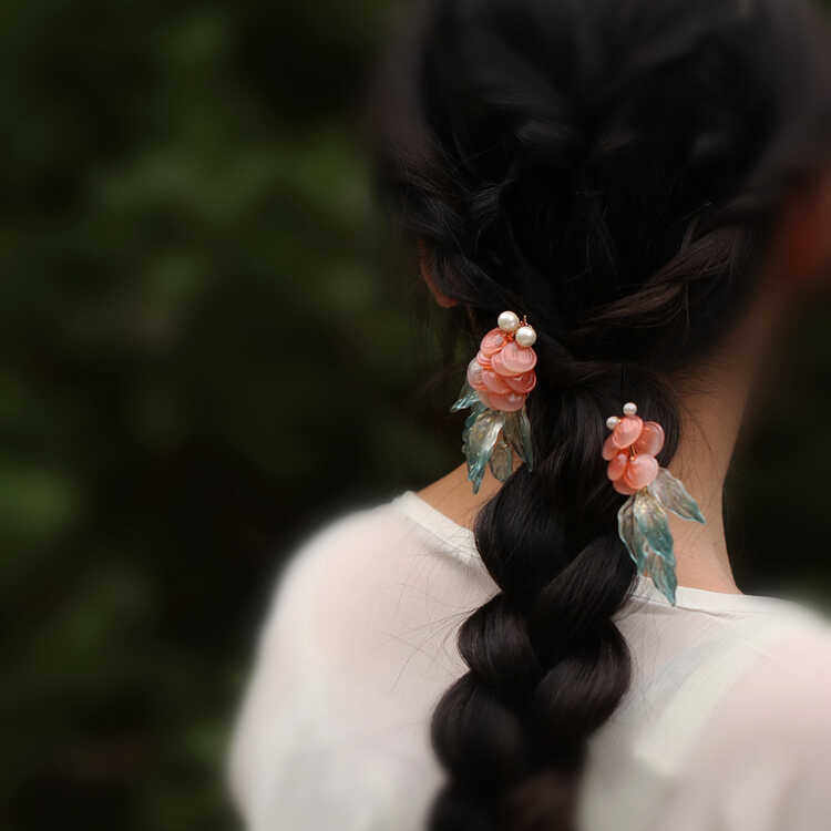 超仙锦鲤发夹古风儿童发卡