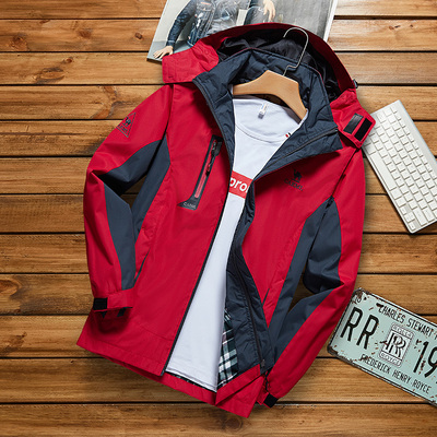 户外大码男女外套冲锋衣薄款宽松