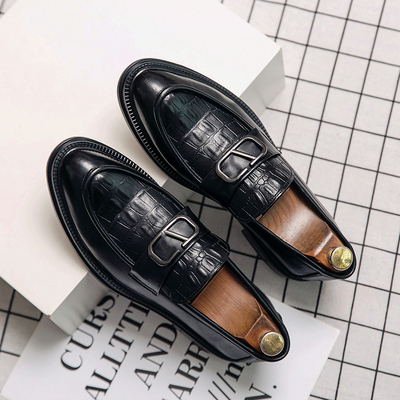 一脚蹬皮鞋男韩版英伦潮流休闲鞋