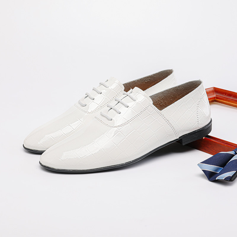 大码男鞋45商务正装36白色男士休闲皮鞋真皮圆头英伦软底小码白鞋,流行男鞋,休闲皮鞋,淘宝优惠券,粉丝福利购,淘宝优惠卷