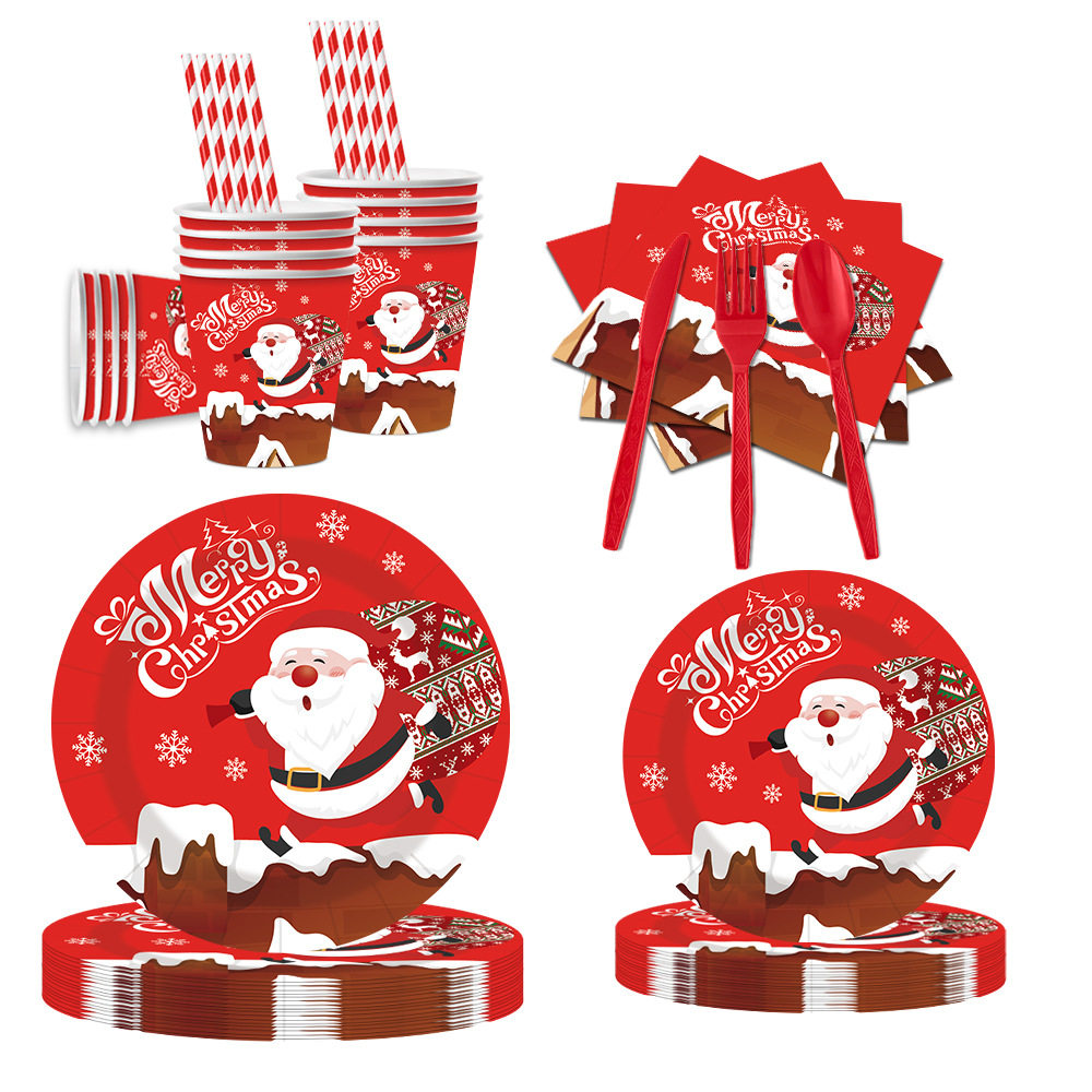 圣诞节快乐派对老人主题一次性纸盘餐具纸巾纸杯套装装饰品布置,节庆用品/礼品,节日装扮用品,淘宝优惠券,粉丝福利购,淘宝优惠卷