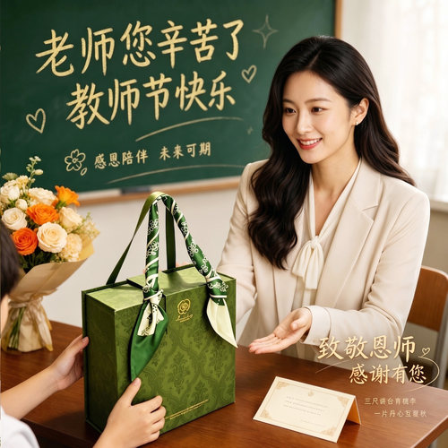 教师节礼物送女老师2026新款礼盒