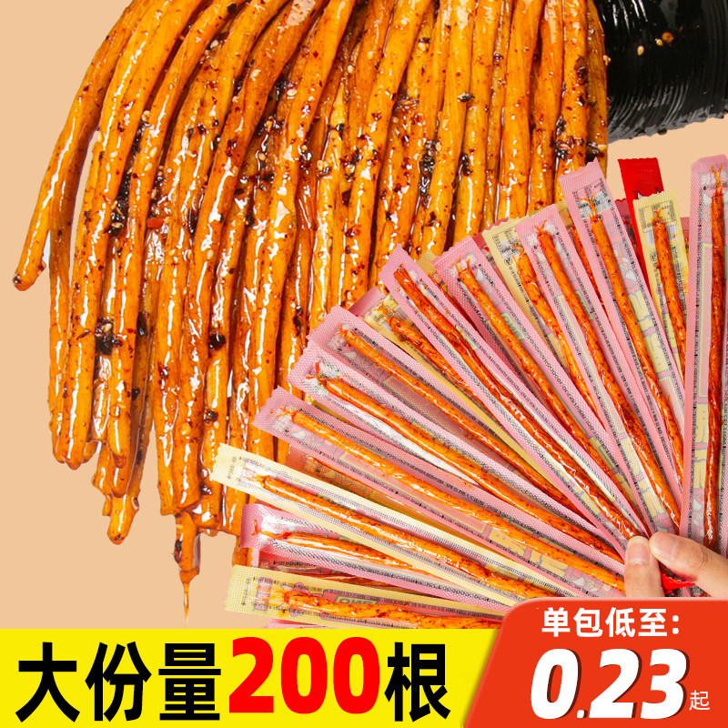 一根筋辣条8090回忆怀旧一条麻辣独立包装小零食小吃休闲食品解馋