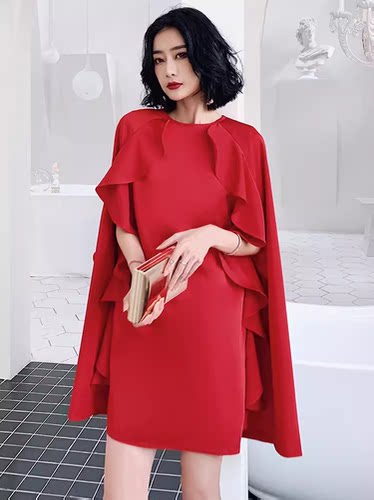 宽松胖妹妹小礼服连衣裙2026新款