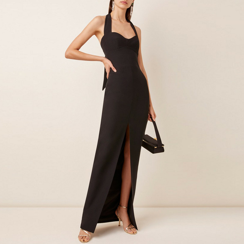 年会晚礼服露背装2026新款气场女王生日派对宴会时尚高级感连衣裙