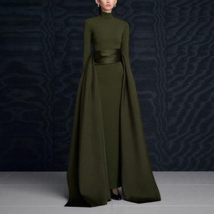 晚礼服长裙高端大气舞台走秀红毯妈妈装团体演出表演独唱连衣裙女