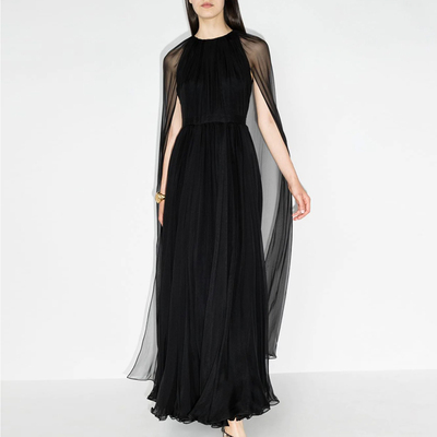 气质优雅女长款显瘦晚礼服连衣裙