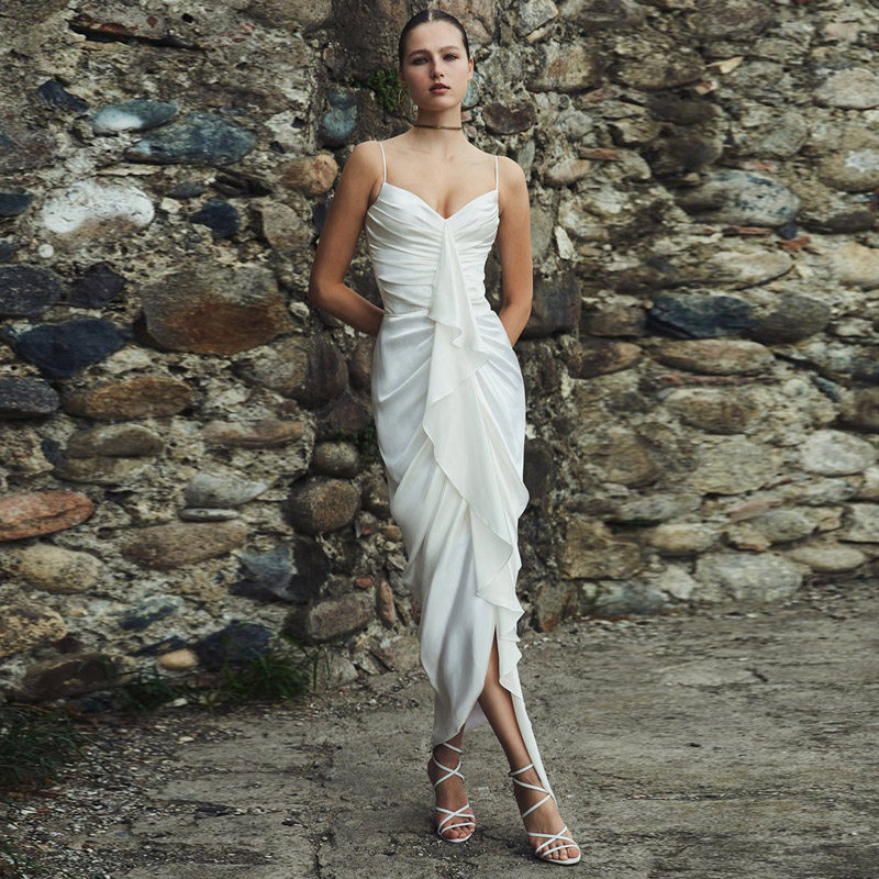 晚礼服2025新款时尚高贵吊带长装女生日派对宴会主持连衣裙年会秋