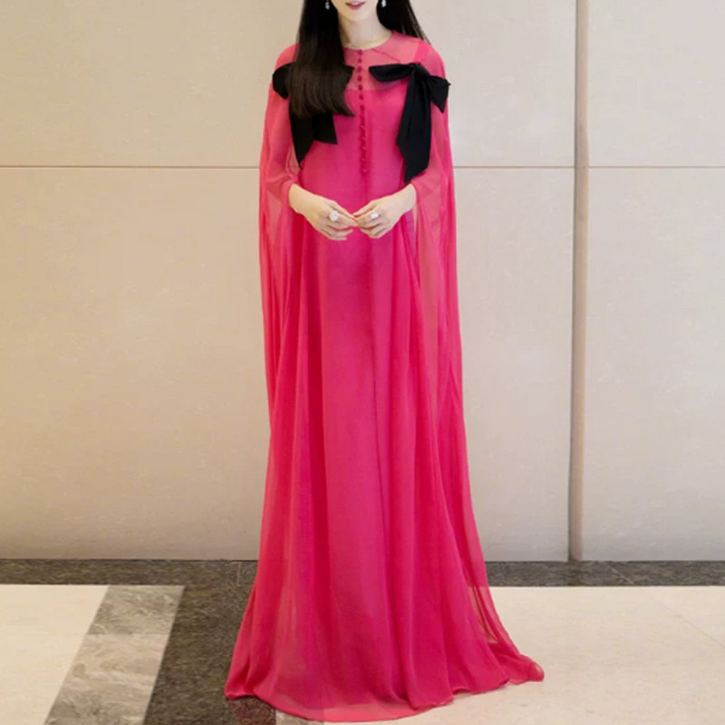 走秀红毯晚礼服新款长款新娘服显