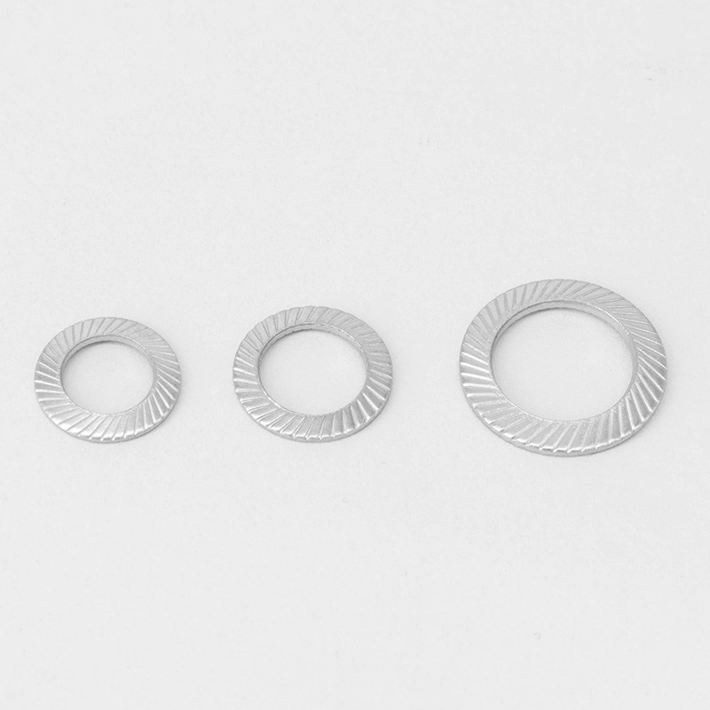 din9250 304锁紧垫片 不锈钢放松垫片圈 双面齿 蝶形防滑垫m3-m36