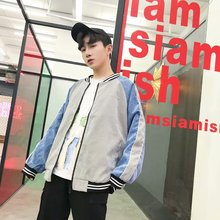 休闲牛仔衣服中年大码 男装 外 秋冬季 夹克加绒加厚青年连帽冬装