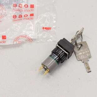 议价EAO 51-445 036K 2 position 18x18mm Schlüsselschalter 51
