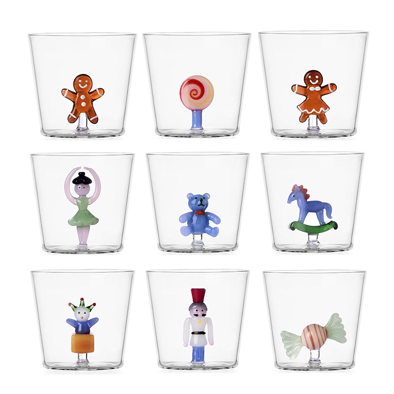 ICHENDORF 圣诞限定胡桃夹子创意玻璃杯艺术水杯Schiaccianoci