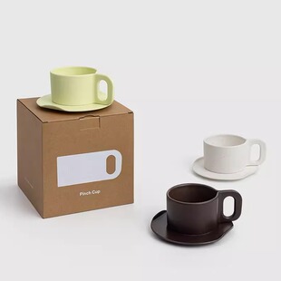 礼物 间则Pinch捏捏陶瓷咖啡杯ins风小众多巴胺设计高档精致个性