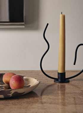 Ferm Living Valse华尔兹舞者烛台小众立式烛台餐氛围感摆件