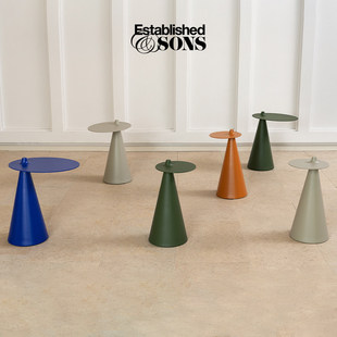 Established Sons飞栖边桌Fez可旋转沙发小茶几角几床边