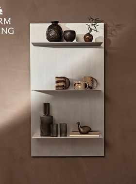 Ferm LIVING Lager墙面展示杂志陈列架一字形搁板置物架墙面装饰