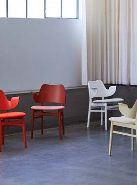 WARM NORDIC Gesture Chair手势椅彩色版Hans Olsen设计北欧丹麦