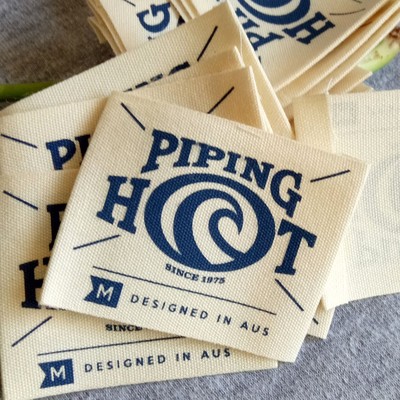 纯棉领标 印唛 服装水洗标商标 袖标 侧标 童装丝印布标 织标定做