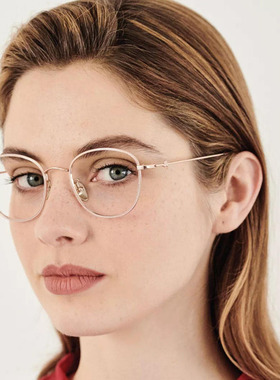 Agnes b眼镜AB70037时尚女款近视镜全框钛金属可配变色片新款热销