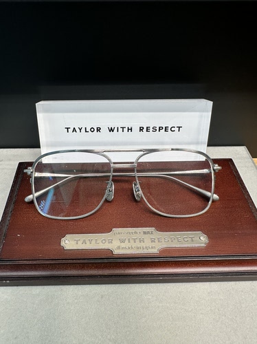 Taylor with respect日本手工眼镜超大框钛架可以配近视变色片