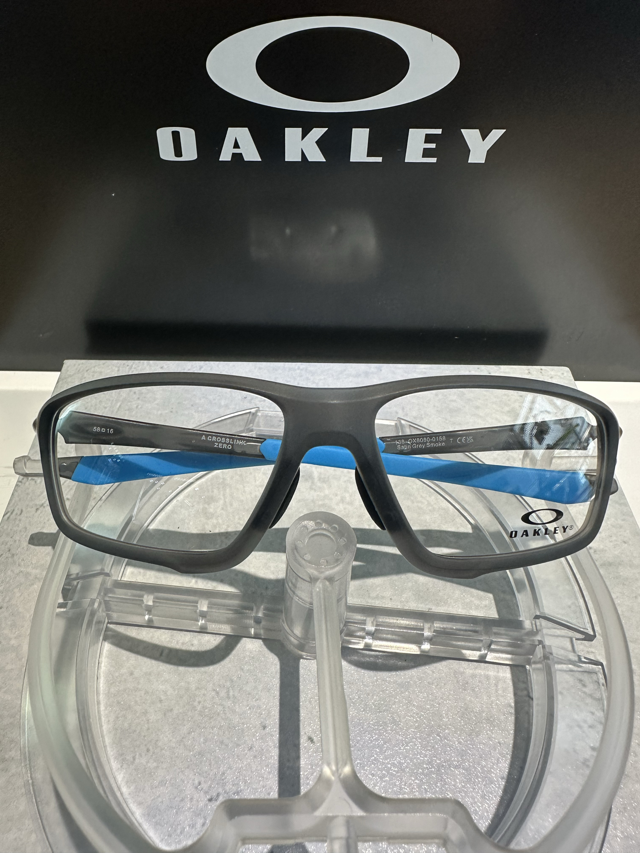 Oakley欧克利镜框OX8080骑行跑步打球运动眼镜近视镜架林丹同款
