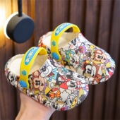 小童男女童婴幼儿沙滩巴布豆防滑户外 宝宝凉拖儿童洞洞鞋 新款 夏季