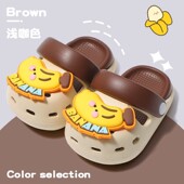 室内外防滑萌趣卡通中小童宝宝沙滩 包头防撞EVA夏季 儿童拖鞋 新款