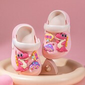 女童公主防滑软底幼儿园男学步外穿沙滩凉拖鞋 eva儿童洞洞鞋 夏季