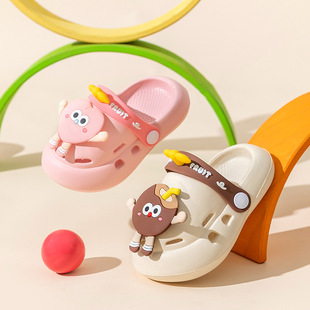 儿童洞洞鞋 室内防滑防撞沙滩凉拖户外穿海边 男童女童夏季 2025新款