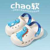 小孩包头沙滩凉拖鞋 男女童可爱软底中大童洞洞鞋 卡通 夏季 儿童拖鞋