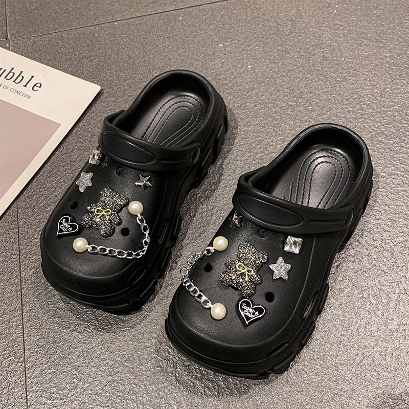 eva包头凉鞋拖鞋女夏季外穿增高