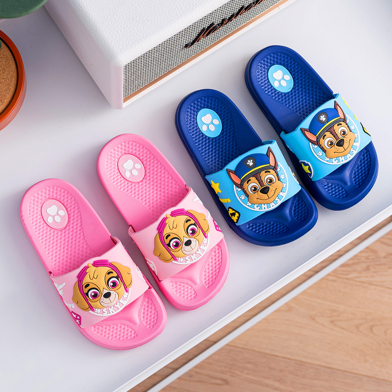 防滑洗澡外穿沙滩凉拖鞋汪汪队拖鞋夏季男童男孩女童卡通室内家居