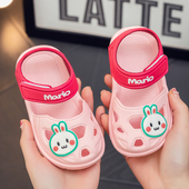 儿童洞洞鞋 幸福玛丽男童女童夏季 魔术贴凉鞋 EVA包头防水轻便沙滩