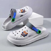 洞洞鞋 男 外穿轻便踩屎感沙滩拖鞋 男夏季 厚底休闲运动防滑软底凉鞋