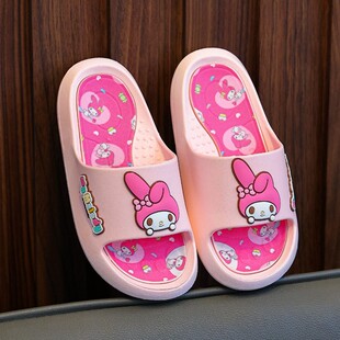 儿童女孩防滑一字三丽鸥浴室大耳狗男孩室内女童可爱拖鞋夏季休闲