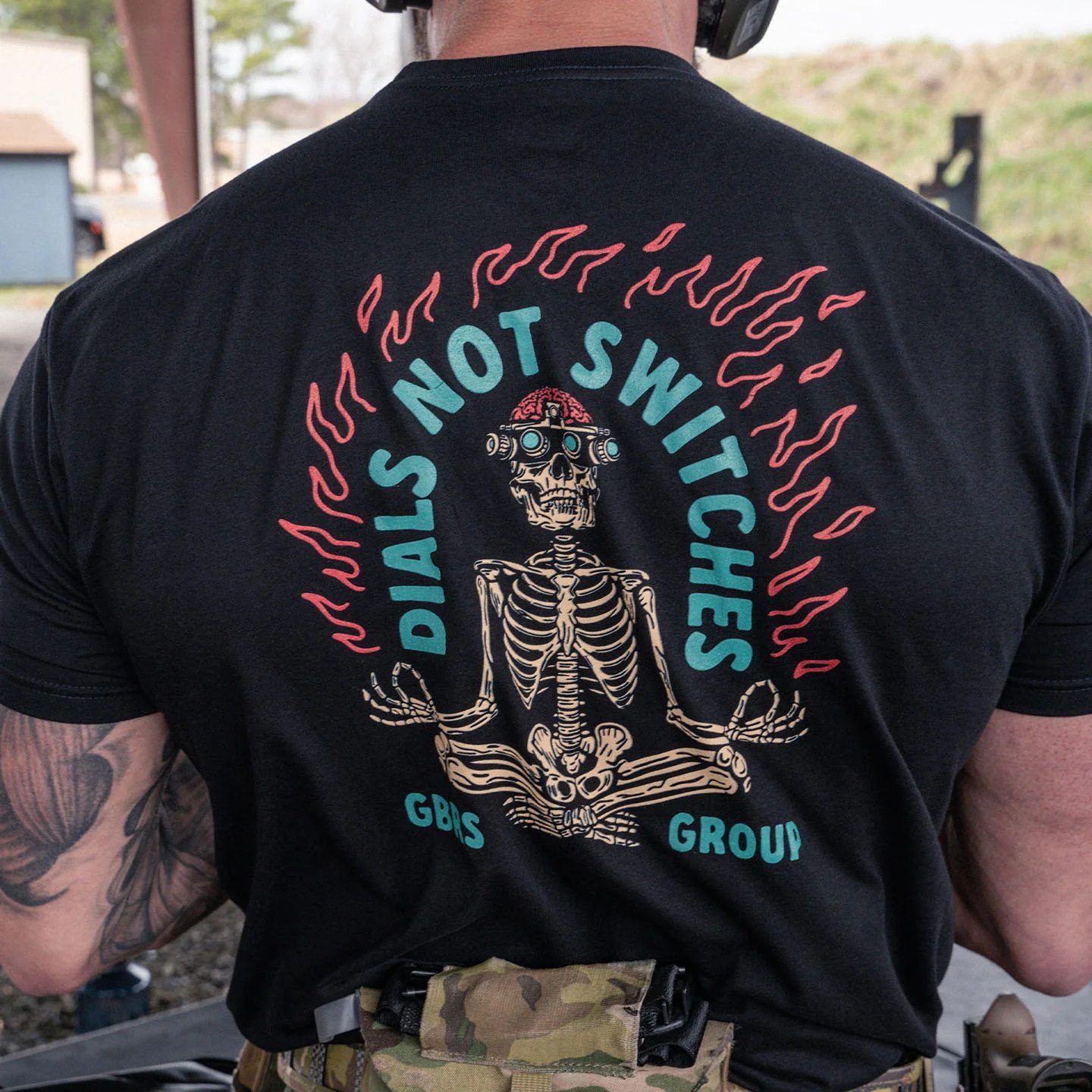 怒火在燃烧主题 圆领短袖T恤 硬汉服装 夏季新品 军事风