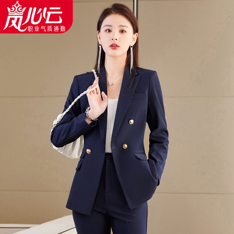 高端西装套装女2026新款春秋职业休闲西服外套通勤上班正装工作服
