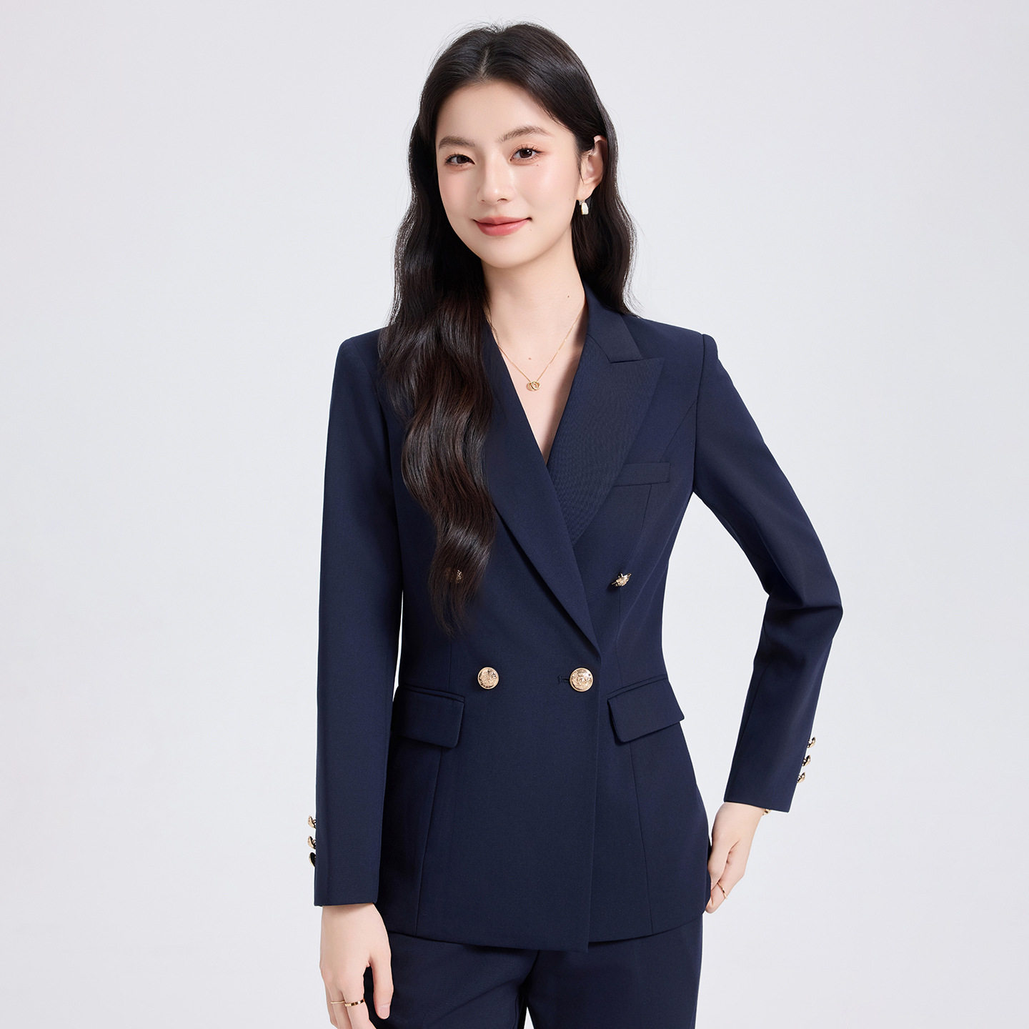 黑色西装套装女正装高端气质商务职场西服职业酒店物业经理工作服