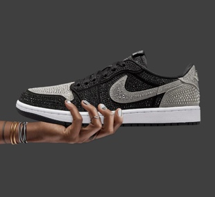 Air 001 Swarovski AJ1低帮篮球鞋 HM9208 施华洛世奇 Jordan