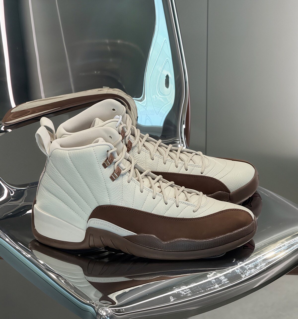 Air Jordan 12 "Fireside"AJ12高邦男子复古篮球鞋米色CT8013-105