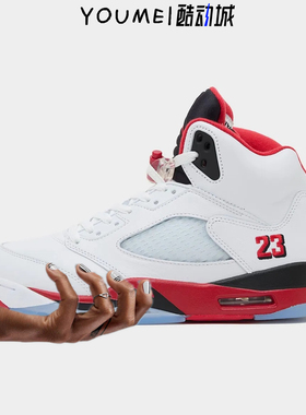 Air Jordan 5 Retro Fire Red 火花2025高帮复古篮球鞋HQ7978-101