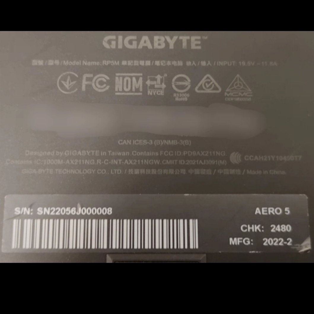 技嘉RP5M AERO 5 屏线 27890-P5ME0-W00S OLED 屏幕排线 支持定做
