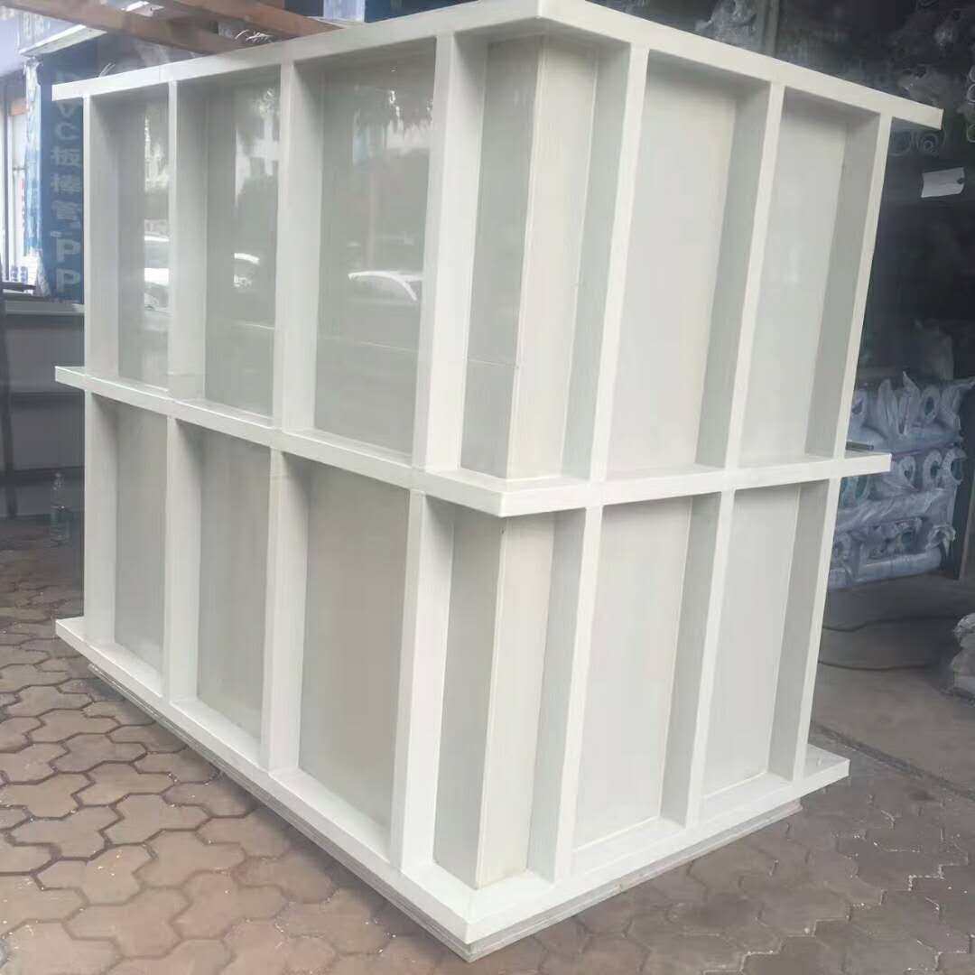 订做pp耐酸碱电镀化工槽 化学药水槽  pp电解槽电镀槽电镀过水槽